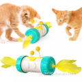 Novo design interativo para animais de estimação que arranham brinquedos para gatos de penas